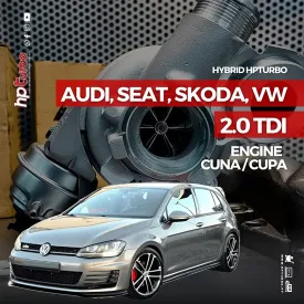 Hybrid Turbo Turbo Garrett GTD1449VZ Audi, Seat, Skoda, Volkswagen - 2.0 TDI 184HP - CUNA-CUPA